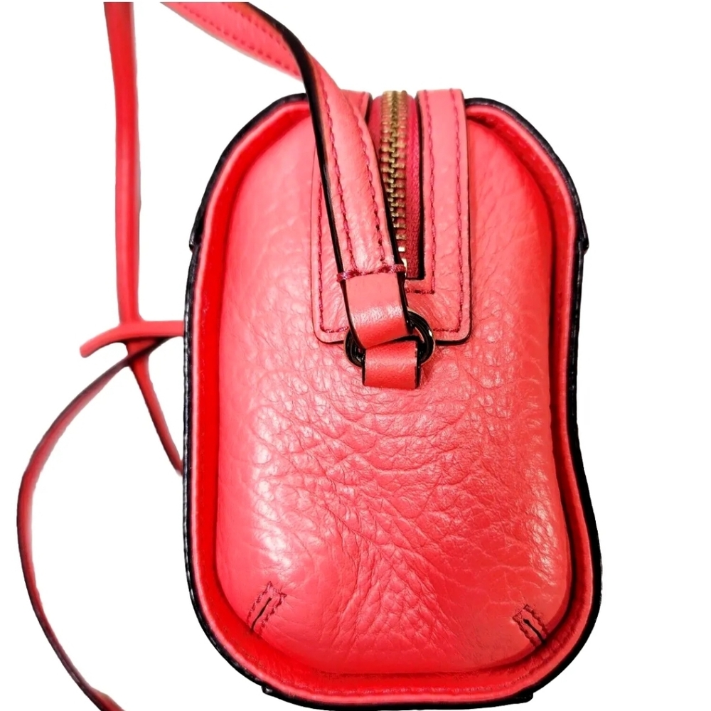 KATE SPADE Perri Lane Bubbles Leather Crossbody Bag $338 Coral Pink - Picture 7 of 16